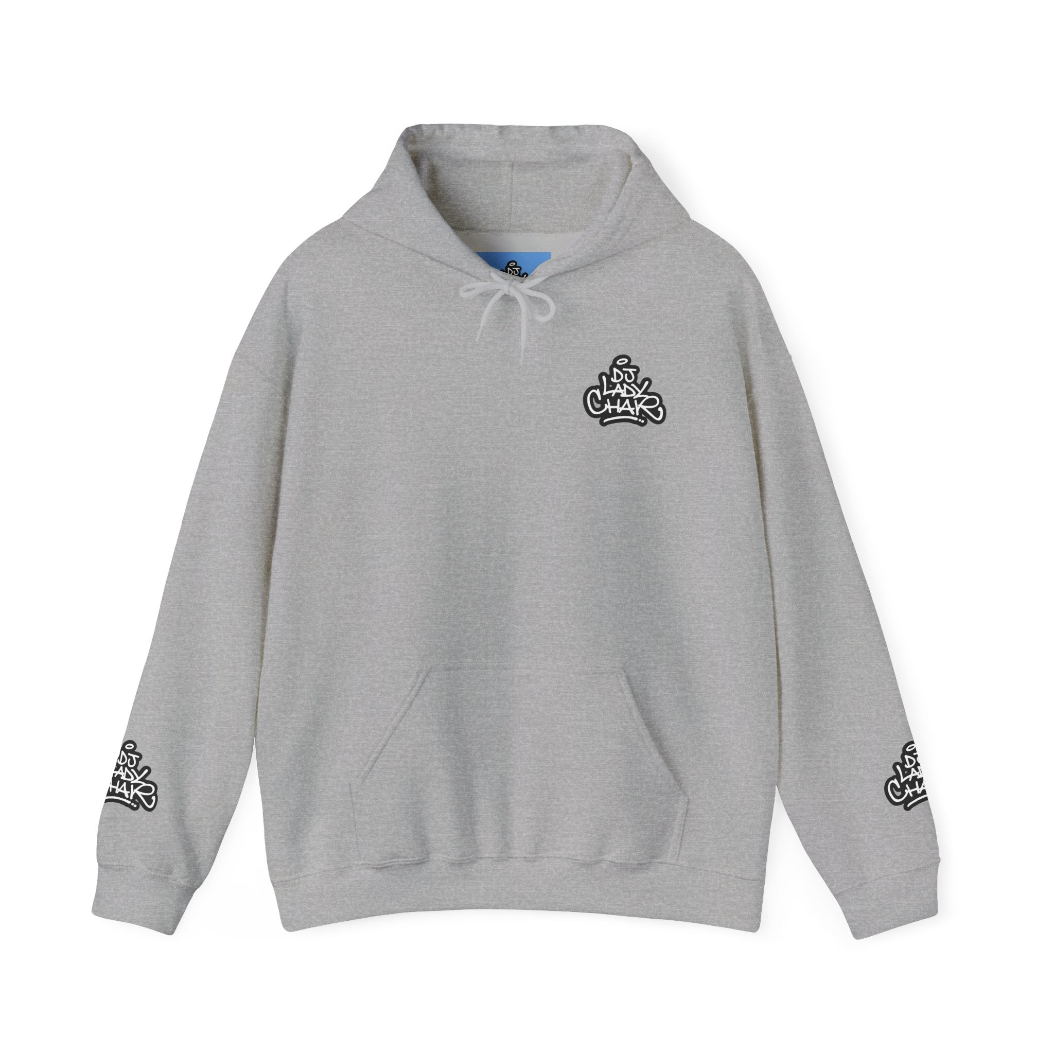 DJ Lady Char Logo - Heavy Weight Hoodie