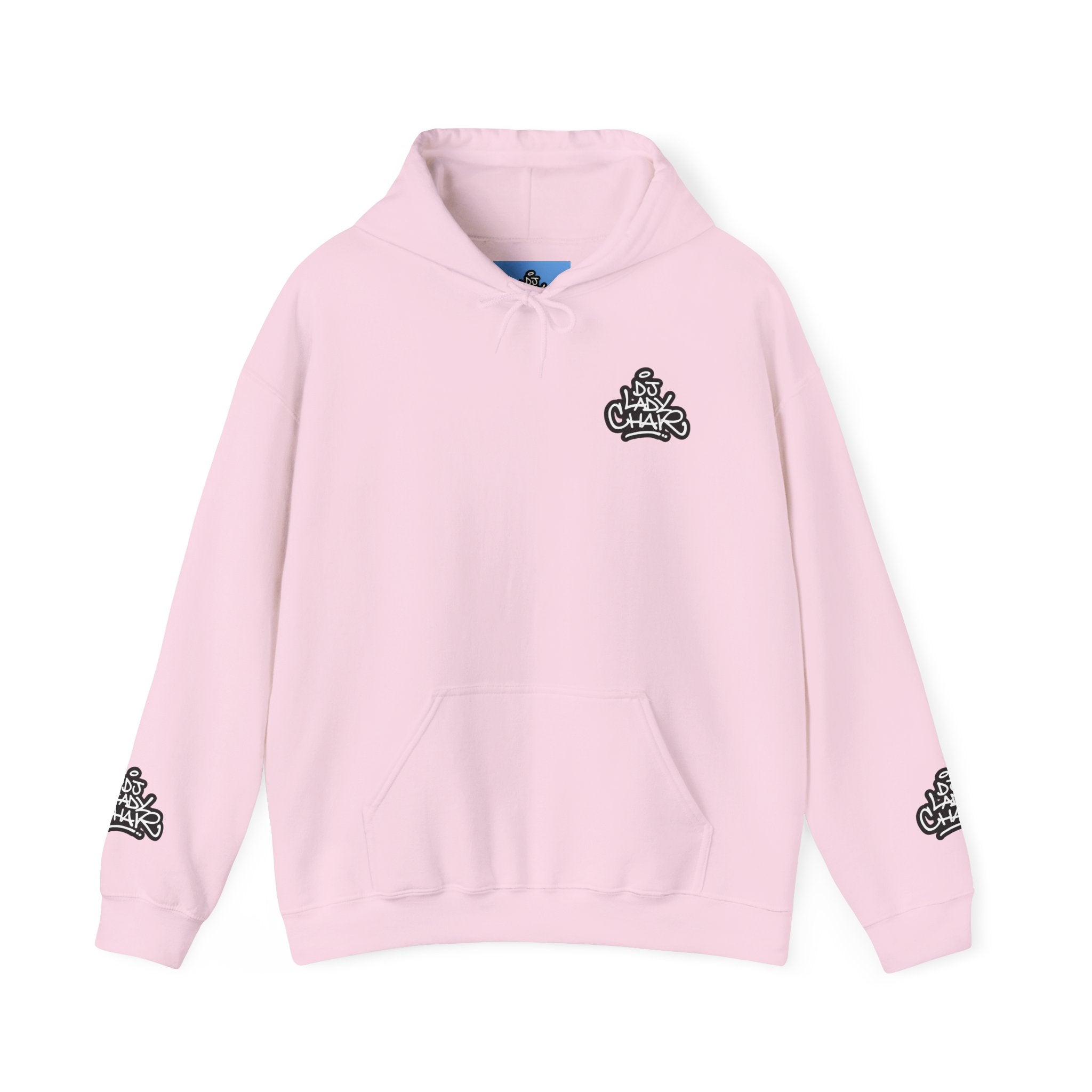 DJ Lady Char Logo - Heavy Weight Hoodie