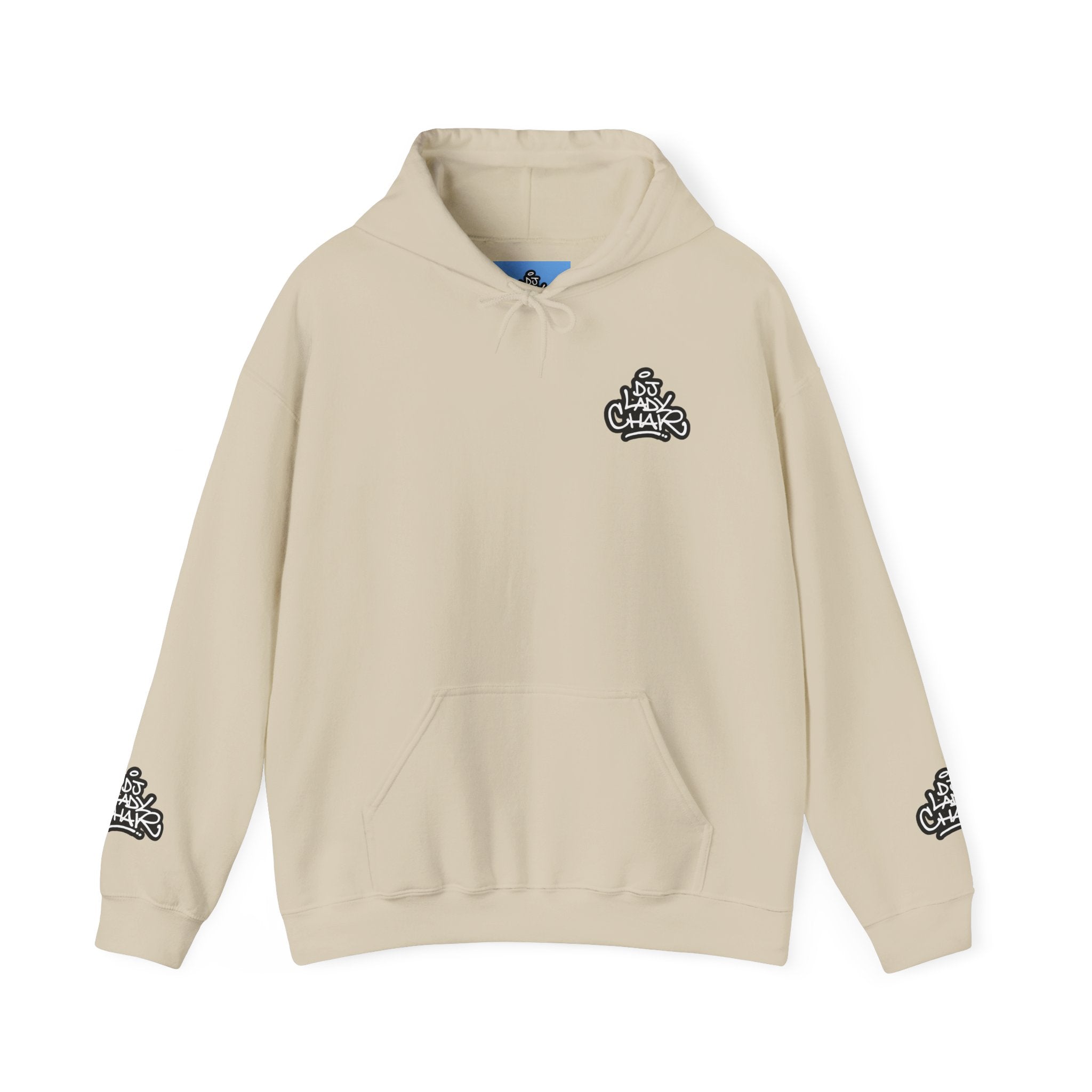 DJ Lady Char Logo - Heavy Weight Hoodie