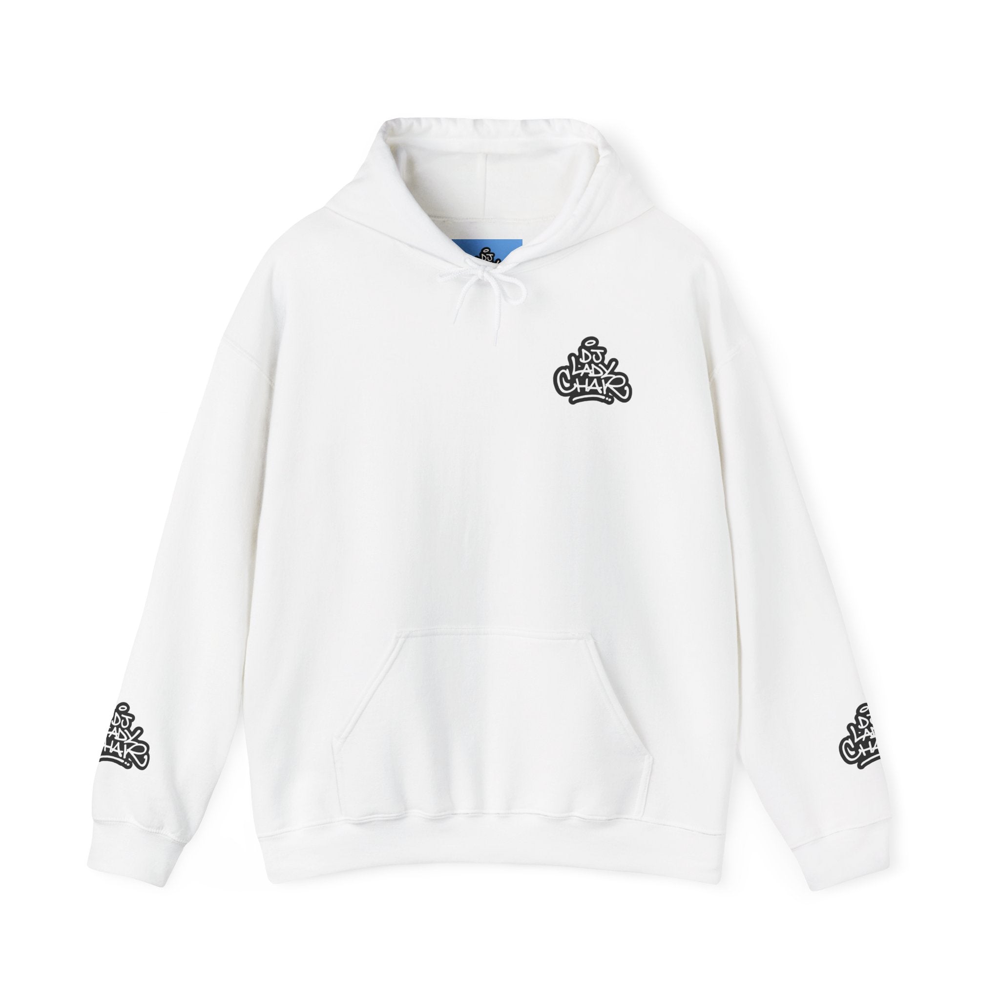DJ Lady Char Logo - Heavy Weight Hoodie