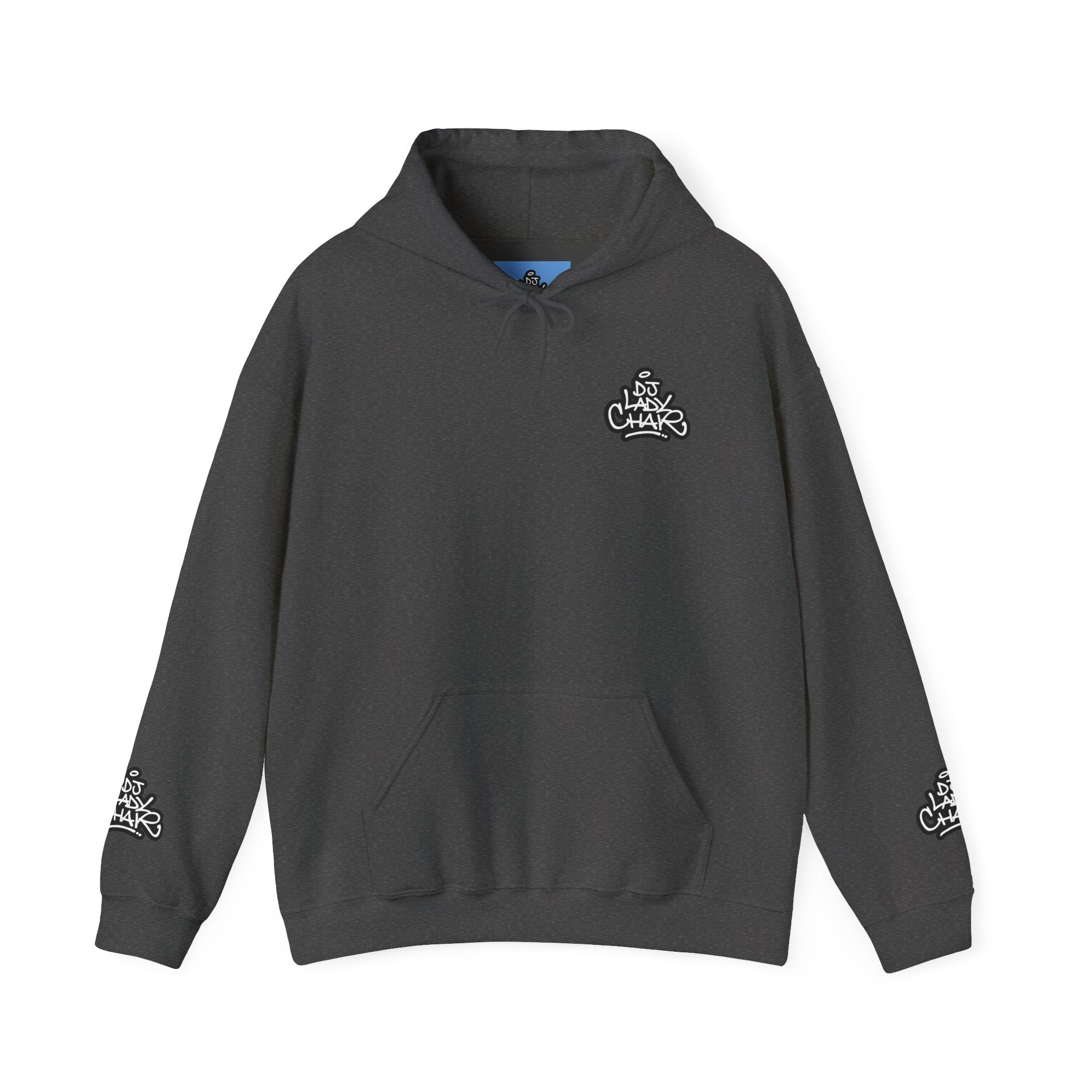 DJ Lady Char Logo - Heavy Weight Hoodie