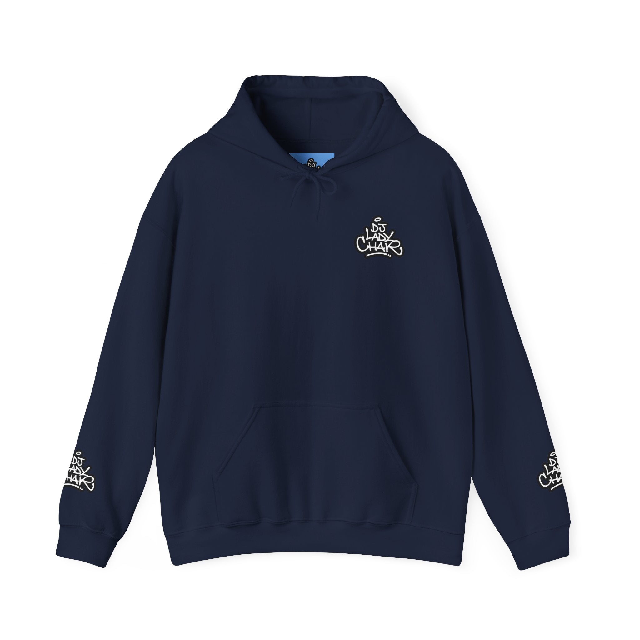 DJ Lady Char Logo - Heavy Weight Hoodie