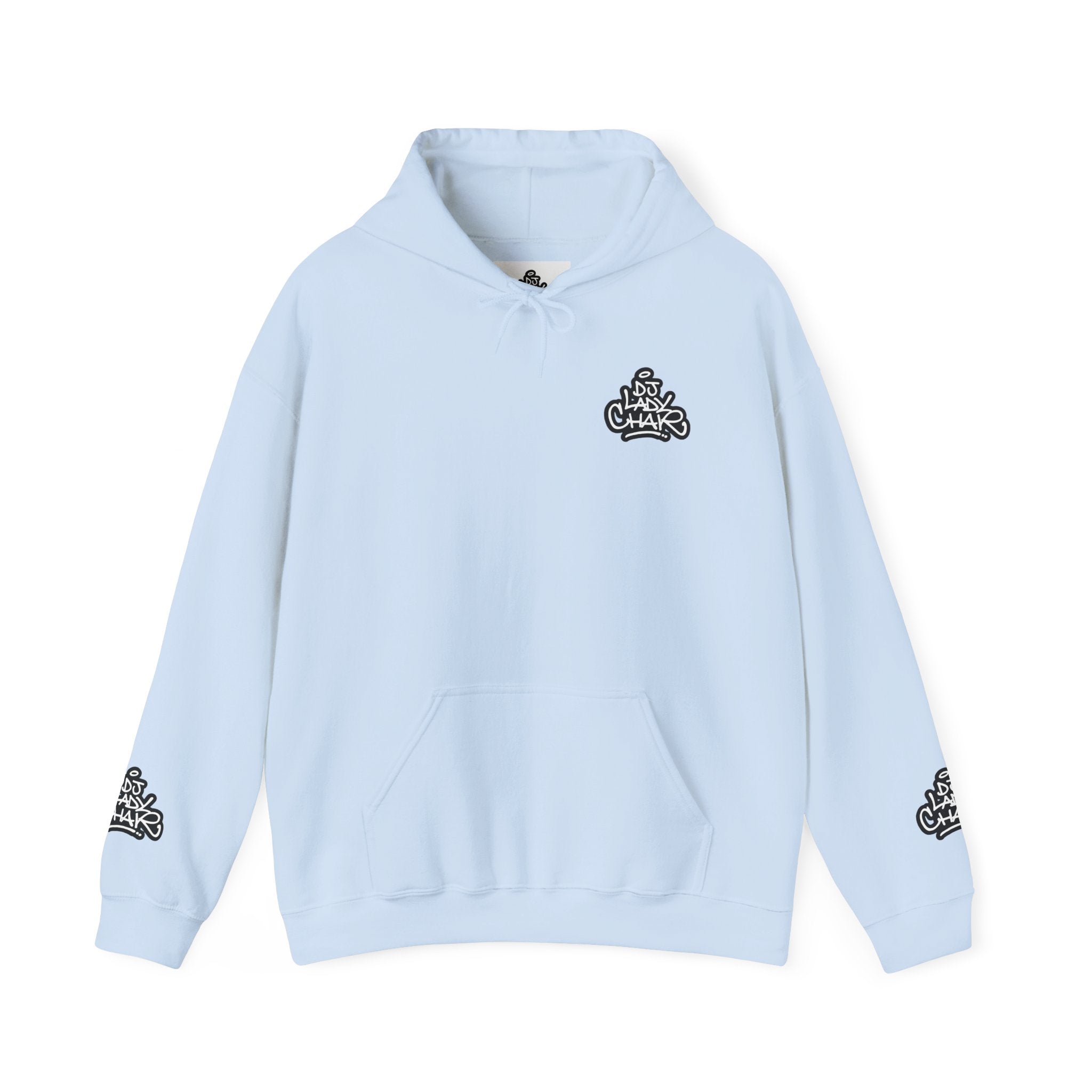 DJ Lady Char Logo - Heavy Weight Hoodie