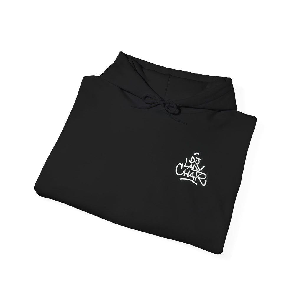 DJ Lady Char Logo - Heavy Weight Hoodie